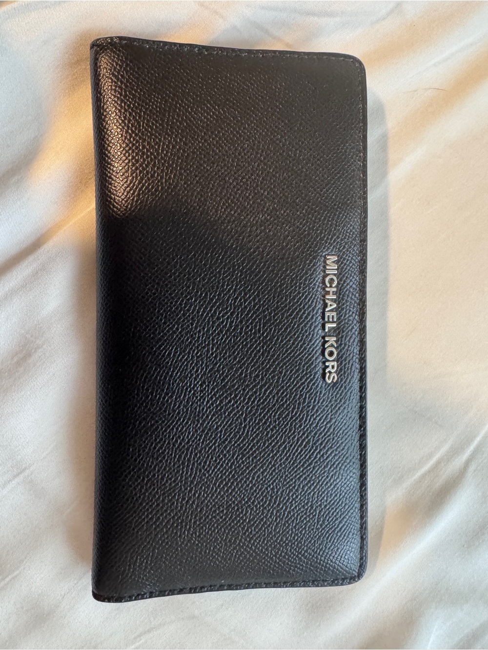 Michael Kors Black Textured Leather wallet